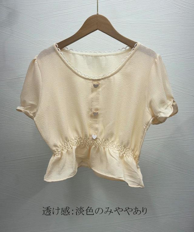 シャツブラウス 薄手トップス 送料無料 即日発送-3