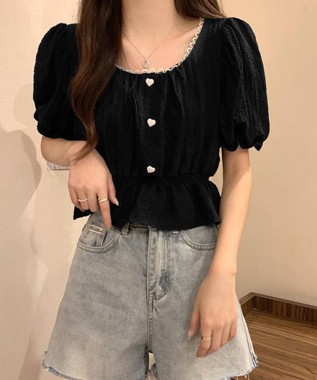 シャツブラウス 薄手トップス 送料無料 即日発送-7