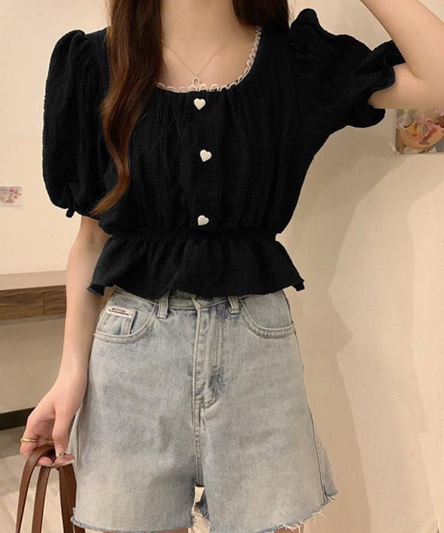 シャツブラウス 薄手トップス 送料無料 即日発送-8