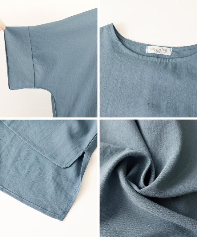 ブラウス レディース ドルマンカットソー 送料無料 即日発送-3