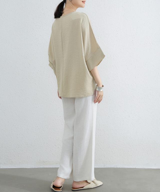 ブラウス レディース ドルマンカットソー 送料無料 即日発送-8