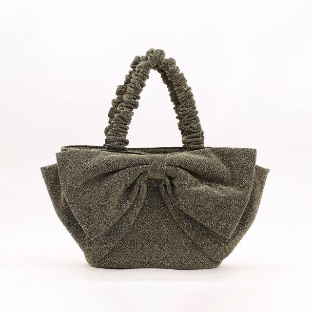 ラメリボンモチーフ トートバッグ SMIRNASLI サミールナスリ 送料無料 即日発送-1