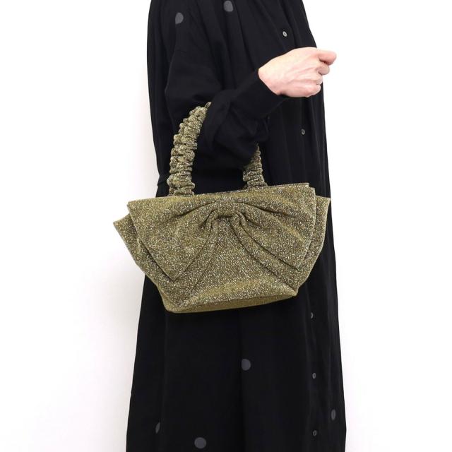 ラメリボンモチーフ トートバッグ SMIRNASLI サミールナスリ 送料無料 即日発送-19