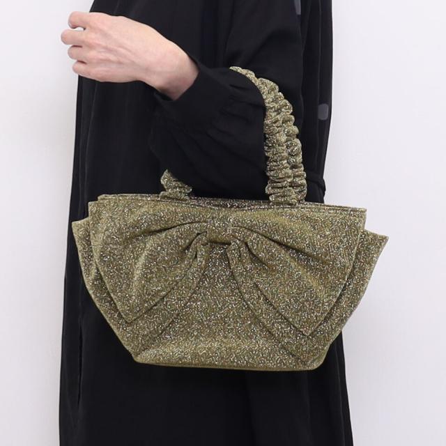 ラメリボンモチーフ トートバッグ SMIRNASLI サミールナスリ 送料無料 即日発送-21