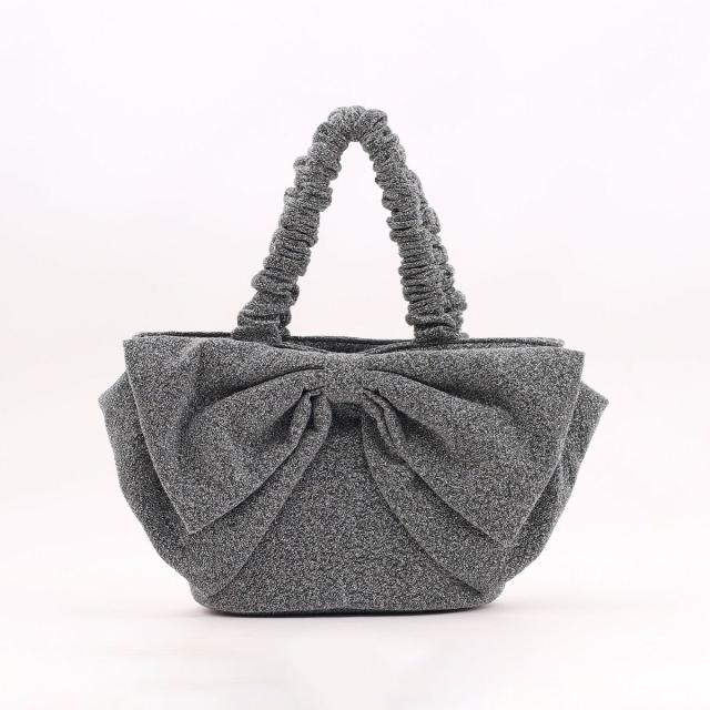 ラメリボンモチーフ トートバッグ SMIRNASLI サミールナスリ 送料無料 即日発送-2