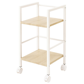 ヴィンテージインワゴン 木製 ウッド 収納 シェルフ モダン オフィス カフェ キャスター付 オシャレ 送料無料-10