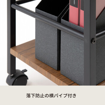 ヴィンテージインワゴン 木製 ウッド 収納 シェルフ モダン オフィス カフェ キャスター付 オシャレ 送料無料-4