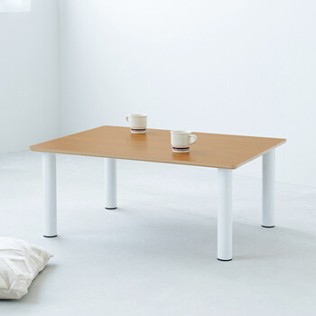 ライフテーブル80 机 ローテーブル 木目 リビングテーブル モダン 北欧風 インテリア 送料無料-4