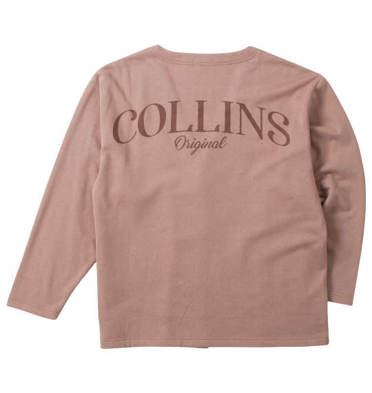 大きいサイズ ＣＯＬＬＩＮＳ 裏起毛カーディガン＋半袖Tシャツ ３Ｌ ４Ｌ ５Ｌ ６Ｌ ８Ｌ MC843121-72279 ラッピング可 送料無料 即日発送-3