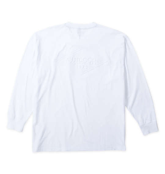 大きいサイズ ＯＵＴＤＯＯＲ ＰＲＯＤＵＣＴＳ 天竺エンボス長袖Tシャツ ３Ｌ ４Ｌ ５Ｌ ６Ｌ ７Ｌ ８Ｌ MC843001-72287 ラッピング可 送料無料 即日発送-1