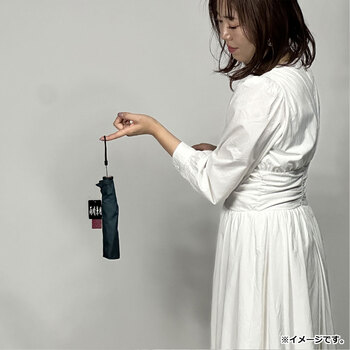 超軽量 空飛ぶカーボンアンブレラ 雨晴兼用折りたたみ傘 無地 ブラック 送料無料-3