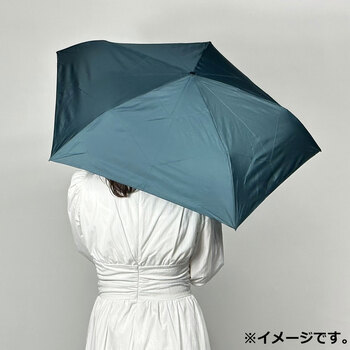 超軽量 空飛ぶカーボンアンブレラ 雨晴兼用折りたたみ傘 無地 グリーン 送料無料-2