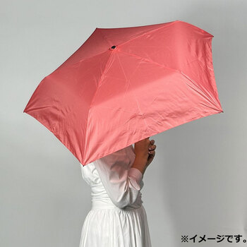 超軽量 空飛ぶカーボンアンブレラ 雨晴兼用折りたたみ傘 無地 レッド 送料無料-2