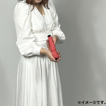 超軽量 空飛ぶカーボンアンブレラ 雨晴兼用折りたたみ傘 無地 レッド 送料無料-3