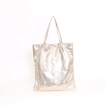 フェイス刺繍メタリックサブバッグ A4対応 クーコ COOCO SMILEY 送料無料 即日発送-1