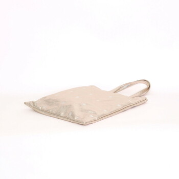 フェイス刺繍メタリックサブバッグ A4対応 クーコ COOCO SMILEY 送料無料 即日発送-5