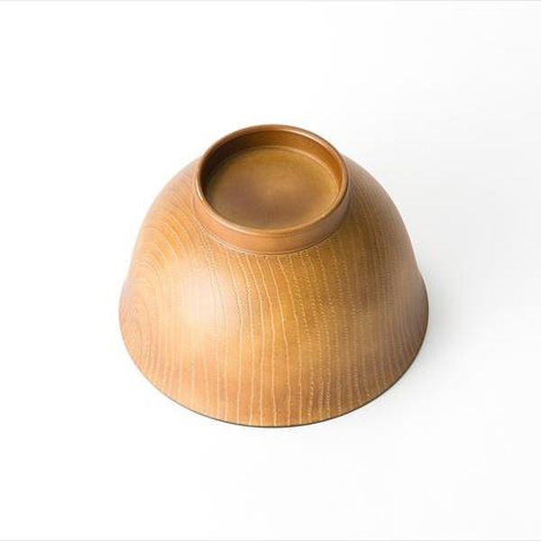 洗浄椀羽反全木目茶 5個セット 送料無料 即日発送-2