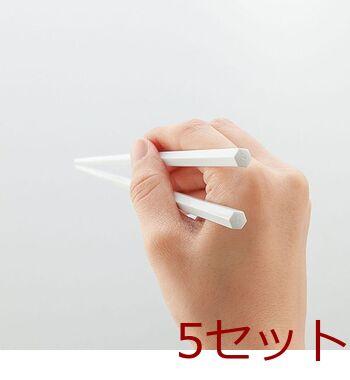 とっても強いケース＆スプーン１８ＣＭ箸付ホワイト 5個セット 送料無料 即日発送-3