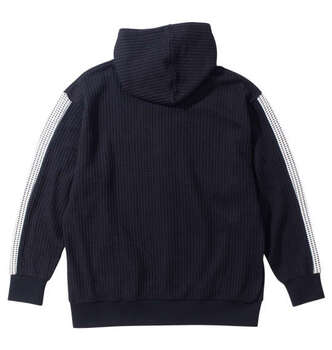 大きいサイズ IN THE ATTIC ビッグワッフル切替フルジップパーカー 3L 4L 5L 6L MC843722-72903 ラッピング可 送料無料 即日発送-1