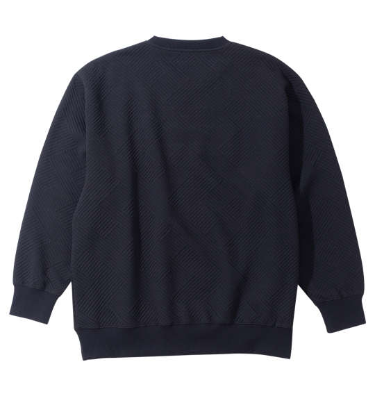 大きいサイズ ＩＮ ＴＨＥ ＡＴＴＩＣ ジャガードデニムエンボス加工トレーナー ３Ｌ ４Ｌ ５Ｌ ６Ｌ MC843712-72905 ラッピング可 送料無料 即日発送-1