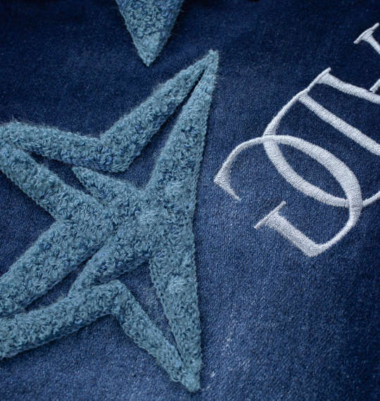 大きいサイズ GLADIATE 刺繍ストレッチデニム長袖シャツ 3L 4L 5L 6L ラッピング可 送料無料 即日発送-3