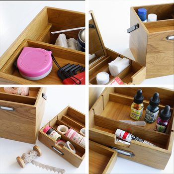 コスメボックス K 3745 Wooden Cosme Box 送料無料 即日発送-15