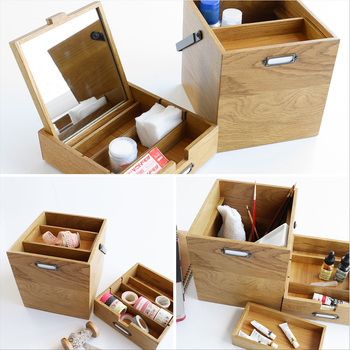 コスメボックス K 3745 Wooden Cosme Box 送料無料 即日発送-17