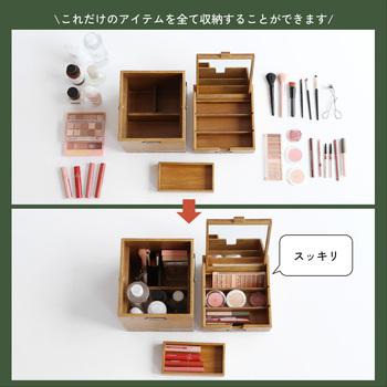コスメボックス K 3745 Wooden Cosme Box 送料無料 即日発送-33