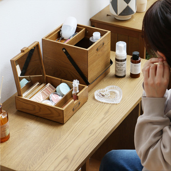 コスメボックス K 3745 Wooden Cosme Box 送料無料 即日発送-5