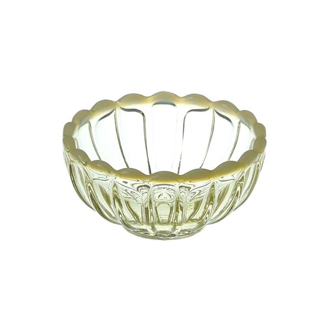 和食器 菊型ガラス珍味入 水 セピア 日本製 2セット 送料無料-1