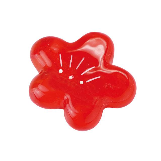 和食器 硝子箸置 えんぎ 梅 桜 松 富士山 瓢箪 鶴 3個セット 送料無料-1