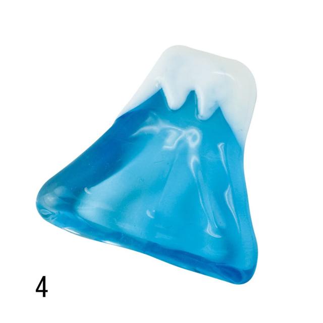 和食器 硝子箸置 えんぎ 梅 桜 松 富士山 瓢箪 鶴 3個セット 送料無料-6