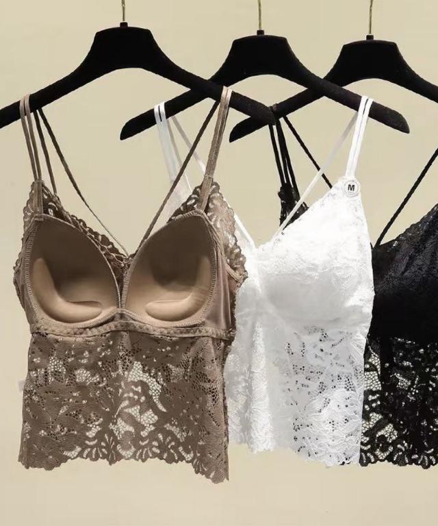 総レースキャミソールカップ付きブラトップ SK21424778-3248 送料無料 即日発送-9