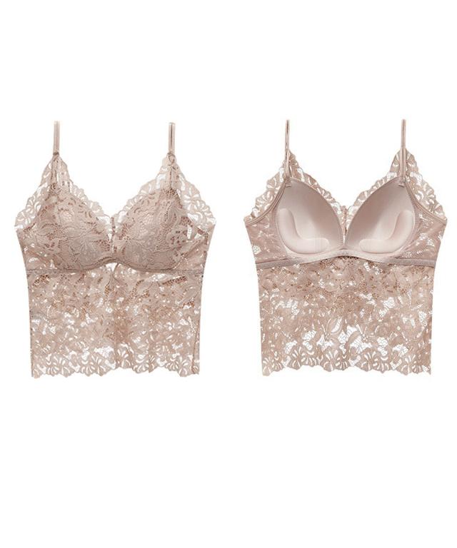 総レースキャミソールカップ付きブラトップ SK21424778-3248 送料無料 即日発送-2