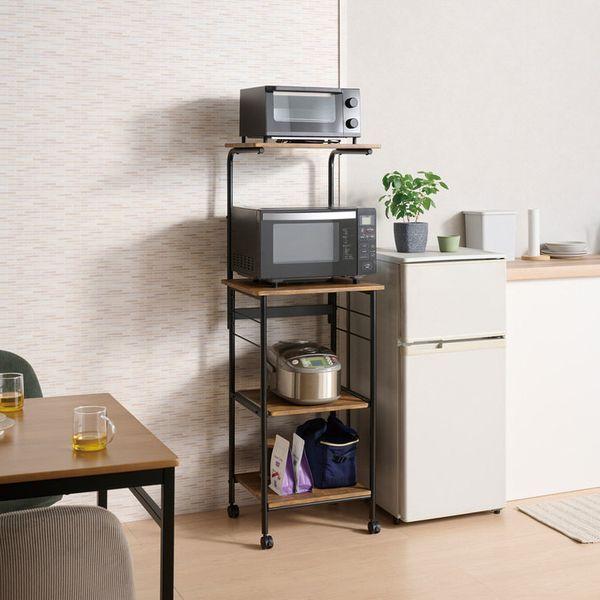 レンジワゴンブラウン 送料無料 即日発送-1