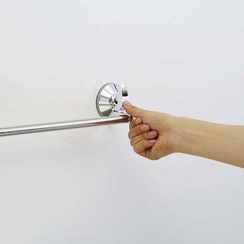 レバー式吸盤タイプタオル掛け伸縮５０？ステンレス 3個セット 送料無料 即日発送-2