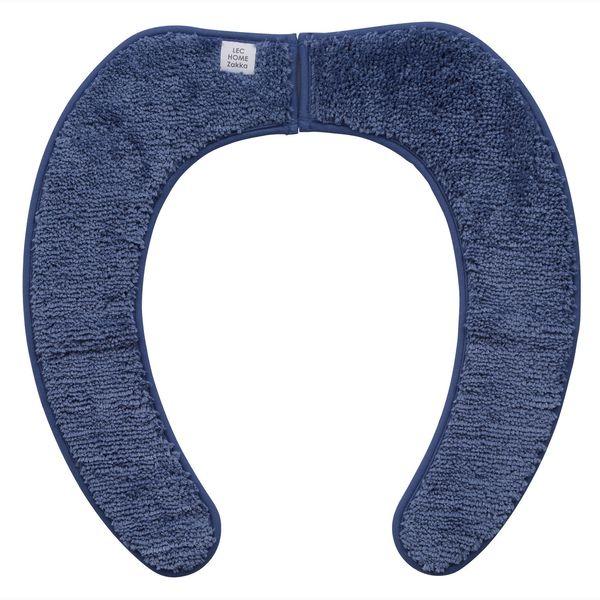 吸着べんざシートもこもこタフトスリムネイビー 2個セット 送料無料 即日発送-1