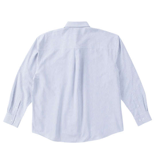 大きいサイズ MC.S.P オーガニック100オックスストライプ長袖B.Dシャツ 3L 4L 5L 6L 8L MC743612-73324 ラッピング可 送料無料 即日発送-1