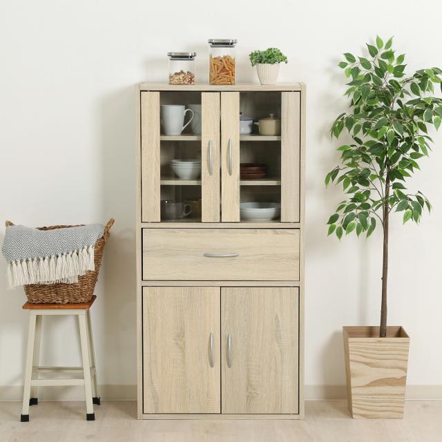 ミドルキッチンキャビネット 送料無料-3