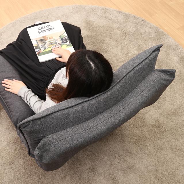 座椅子 ダブルクッション座椅子 フィット２ １Ｐ ２色展開 送料無料-4