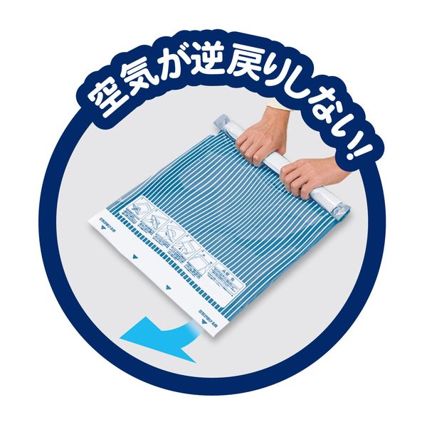 ＢＡトラベル衣類圧縮袋Ｍサイズ２枚入 5セット 送料無料 即日発送-1
