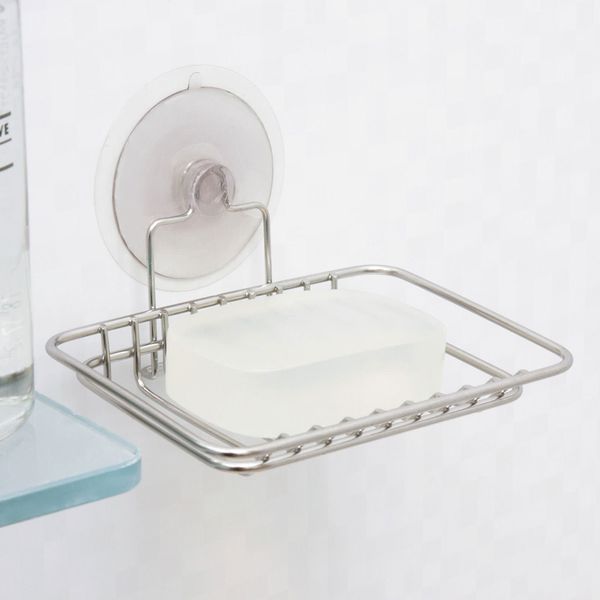 ステンレス石けん皿吸盤 2個セット 送料無料 即日発送-1