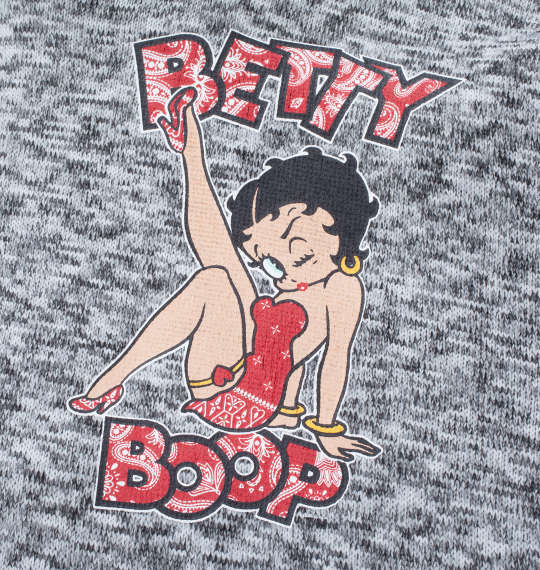 大きいサイズ ＢＥＴＴＹ ＢＯＯＰ ニットフリースプリントフルジップパーカー ３Ｌ ４Ｌ ５Ｌ ６Ｌ MC846311-73815 ラッピング可 送料無料 即日発送-3