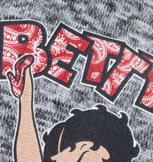 大きいサイズ ＢＥＴＴＹ ＢＯＯＰ ニットフリースプリントフルジップパーカー ３Ｌ ４Ｌ ５Ｌ ６Ｌ MC846311-73815 ラッピング可 送料無料 即日発送-4