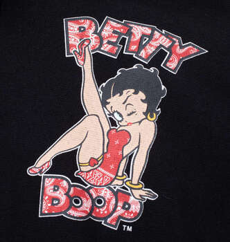 大きいサイズ BETTY BOOP ニットフリースプリントフルジップパーカー 3L 4L 5L 6L MC846312-73816 ラッピング可 送料無料 即日発送-2