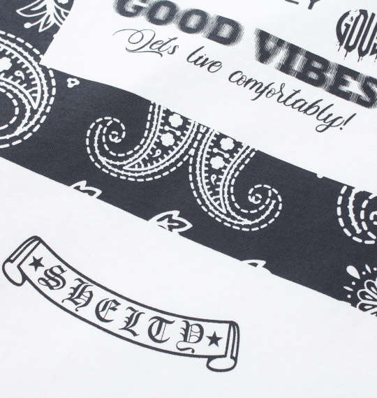 大きいサイズ ＳＨＥＬＴＹ 天竺プリント長袖Tシャツ ３Ｌ ４Ｌ ５Ｌ ６Ｌ ラッピング可 送料無料 即日発送-3