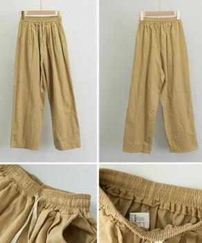 ワイドパンツ レディースキャロットパンツ 送料無料 即日発送-8