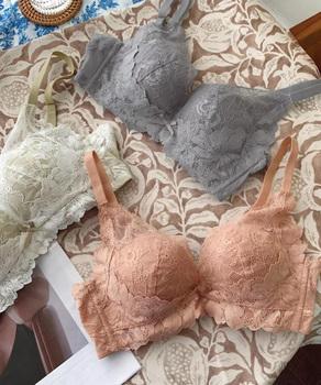 レースブラジャー ノンワイヤーブラ盛れる 送料無料 即日発送-9