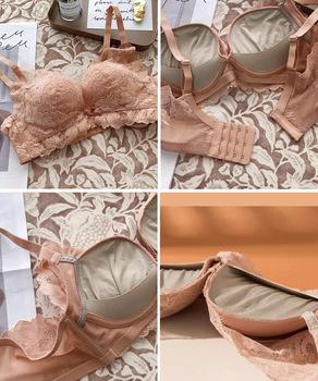 レースブラジャー ノンワイヤーブラ盛れる 送料無料 即日発送-2