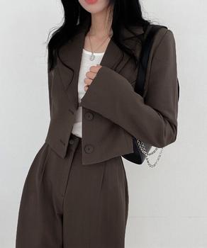 テーラードジャケット パンツスーツセット 送料無料 即日発送-5